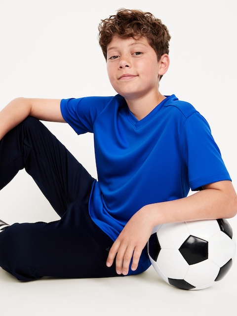 Short-Sleeve Go-Dry Cool Performance T-Shirt for Boys - Prize Winner Blue