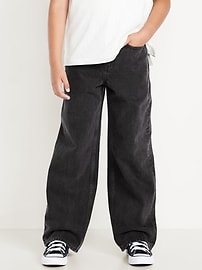 Image number 1 showing, Baggy Non-Stretch Jeans for Boys