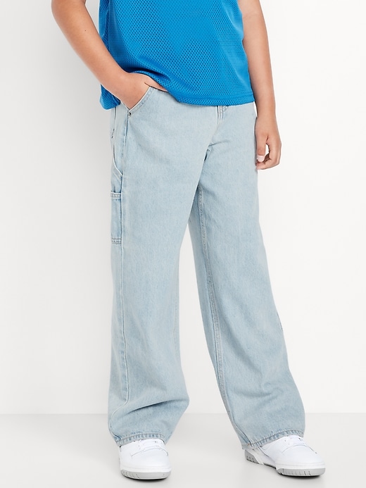 Baggy Cargo Ripstop Pants for Boys