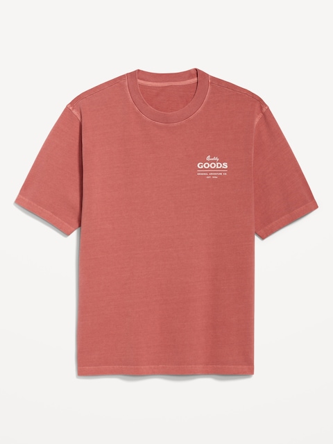 Heavyweight Crew-Neck Graphic T-Shirt - Cherry Birch