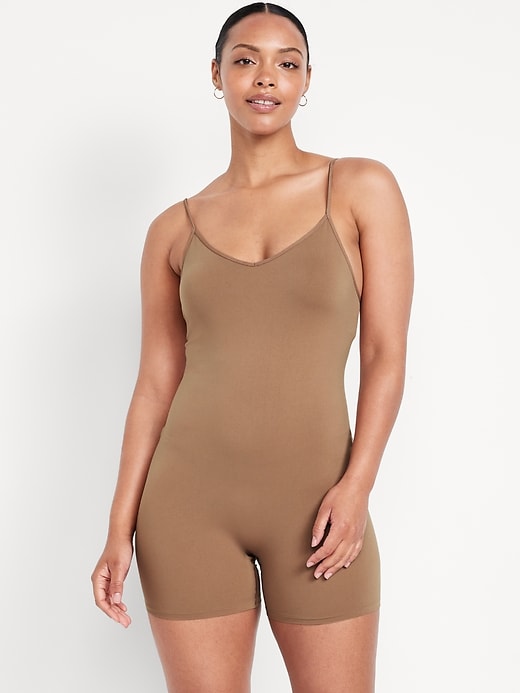 Image number 3 showing, Seamless Cami Short Bodysuit