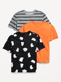 Image number 1 showing, Softest Short-Sleeve T-Shirt 3-Pack for Boys