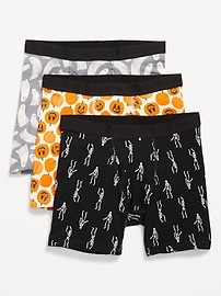 Image number 1 showing, 3-Pack Soft-Washed Boxer-Briefs -- 6.25-inch inseam