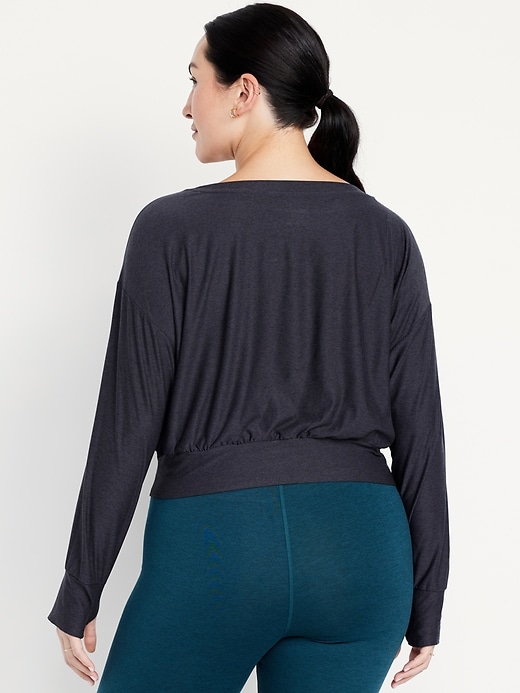 Image number 4 showing, CloudMotion Boat-Neck Top