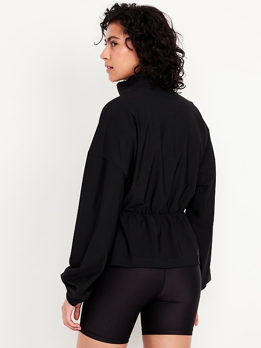 Image number 2 showing, SleekTech Oversized Cinched-Waist Jacket