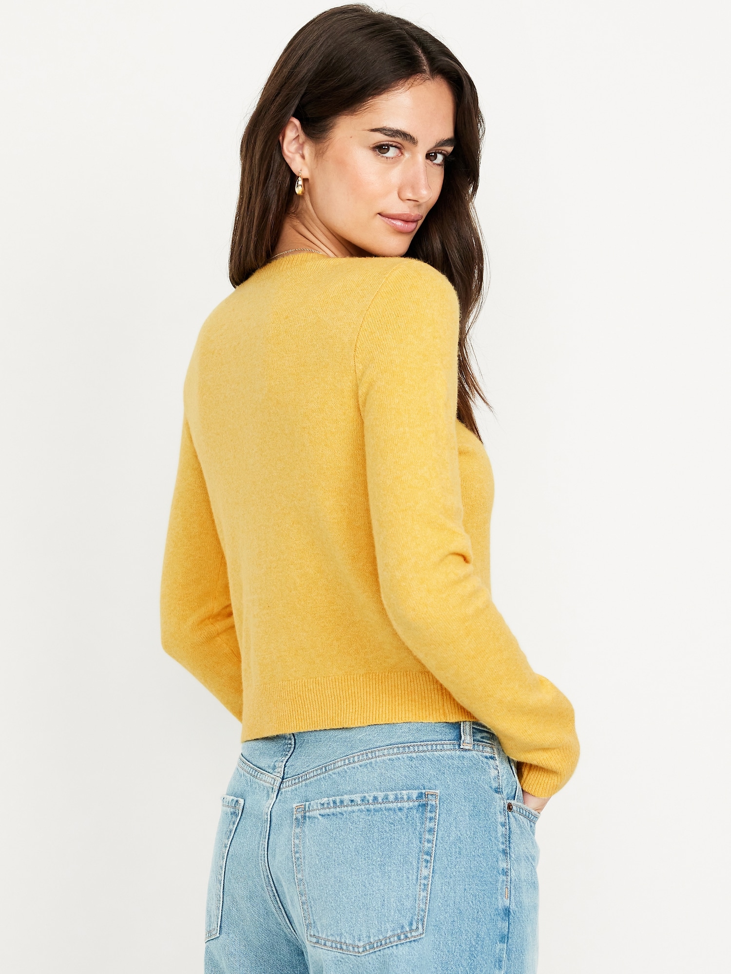 SoSoft Cropped Cardigan Sweater