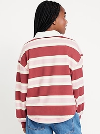 Image number 2 showing, Oversized Rugby Polo Shirt for Girls