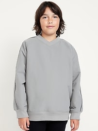 Image number 1 showing, Oversized V-Neck Performance Top for Boys