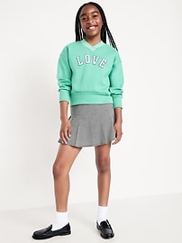 Image number 3 showing, Pleated Twill Skirt for Girls