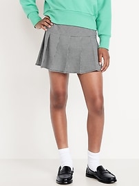 Image number 1 showing, Pleated Twill Skirt for Girls