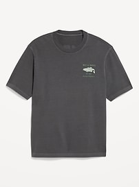 Image number 1 showing, Heavyweight Crew-Neck Graphic T-Shirt
