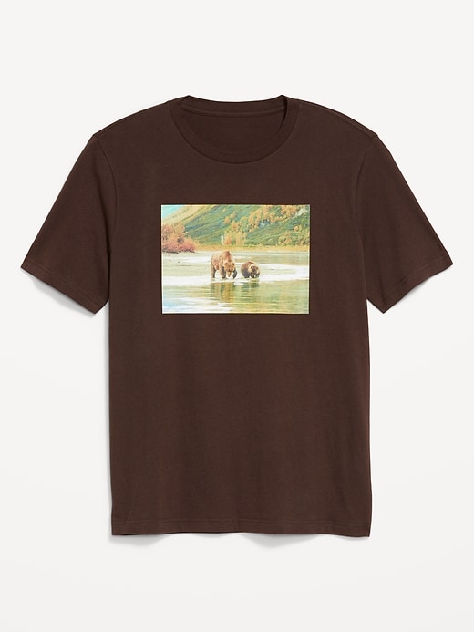 Image number 1 showing, Graphic Crew-Neck T-Shirt