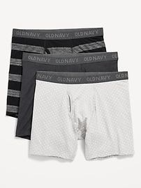 Image number 1 showing, 3-Pack Soft-Washed Boxer Briefs -- 6.25-inch inseam