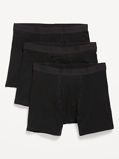 3-Pack Soft-Washed Boxer Briefs -- 6.25-inch inseam