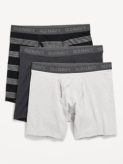 3-Pack Soft-Washed Boxer Briefs -- 6.25-inch inseam