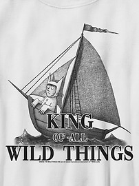 Image number 2 showing, Where The Wild Things Are King Of All The Wild Things Gender-Neutral Graphic T-Shirt for Kids