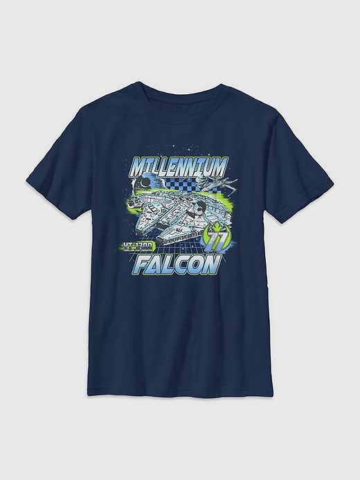 Image number 1 showing, Star Wars Millennium Race Gender-Neutral Graphic T-Shirt for Kids