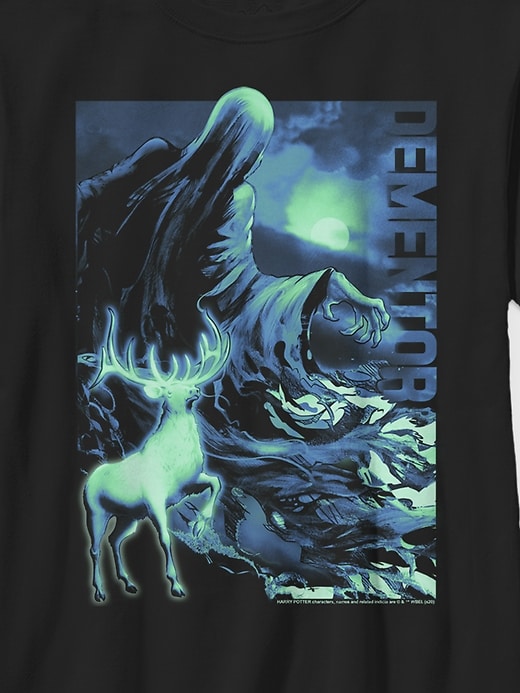 Image number 2 showing, Harry Potter Demento Night Gender-Neutral Graphic T-Shirt for Kids
