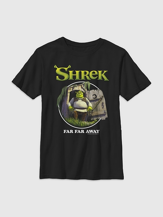 Image number 1 showing, Shrek Hey Now Gender-Neutral Graphic T-Shirt for Kids