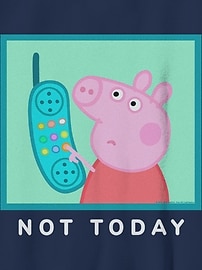 Image number 2 showing, Peppa Pig Hang Up Meme Gender-Neutral Graphic T-Shirt for Kids
