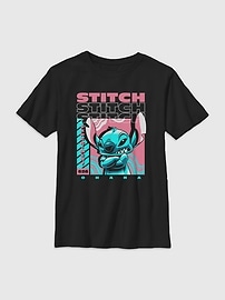 Image number 1 showing, Lilo Stitch Boxed Stitch Gender-Neutral Graphic T-Shirt for Kids