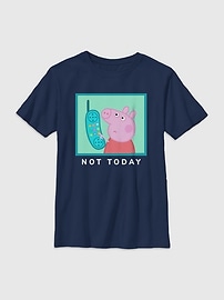Image number 1 showing, Peppa Pig Hang Up Meme Gender-Neutral Graphic T-Shirt for Kids