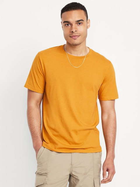 Crew-Neck T-Shirt - Harvest Gold