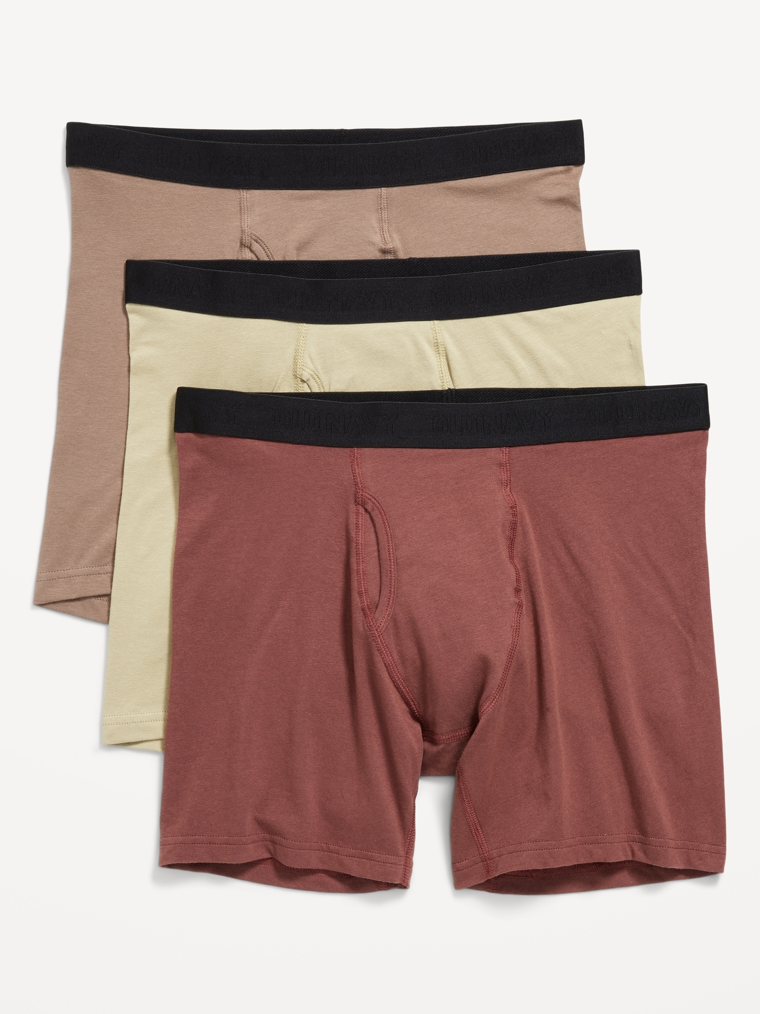 3-Pack Soft-Washed Boxer-Briefs -- 6.25-inch inseam