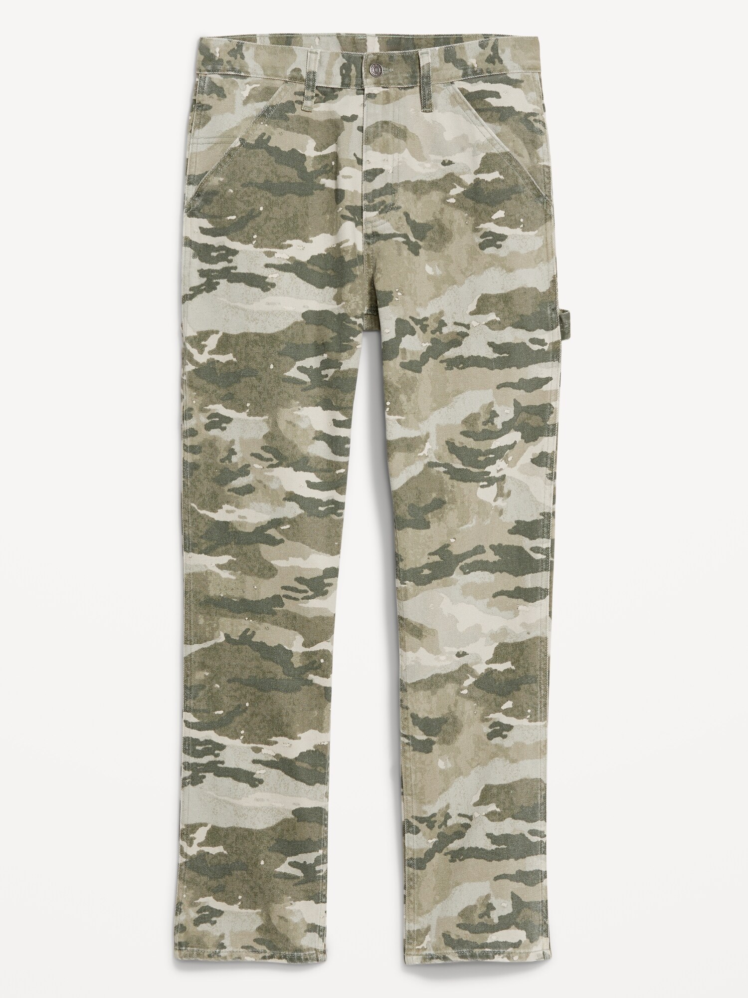 Мужские брюки Old Navy 90s Straight Carpenter, цвет: Песочный камуфляжный — фото 4