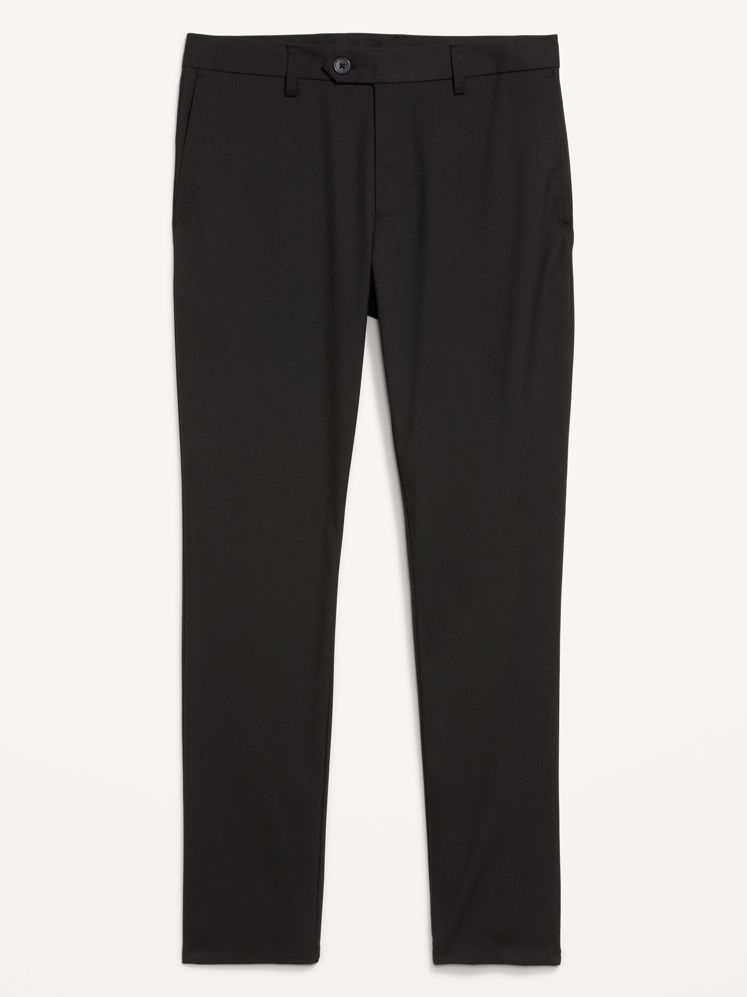 Мужские брюки Old Navy Slim-Fit Twill Dress Pants, цвет: Чёрный — фото 4