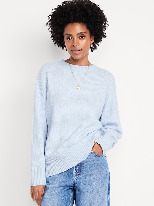 Image number 1 showing, SoSoft Crew-Neck Tunic Sweater