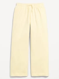 Image number 4 showing, Favorite Fleece High-Waisted Wide-Leg Sweatpants for Girls