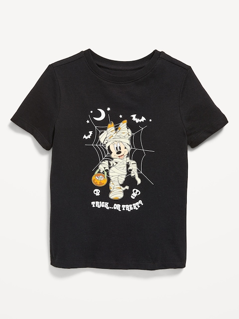 Disney© Minnie Mouse Graphic T-Shirt for Toddler Girls - Trick Or Treat Minnie (Black)