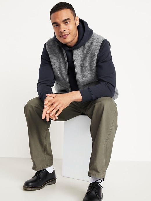 Image number 3 showing, Relaxed Boiled Wool Vest