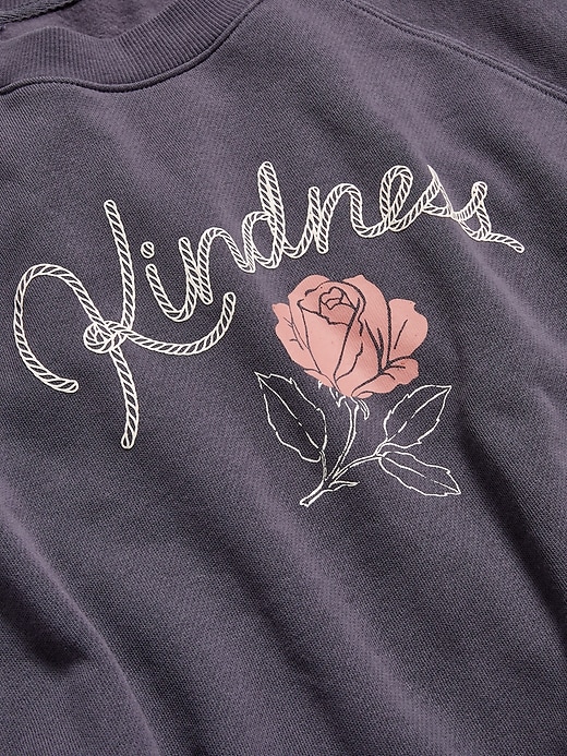 Image number 5 showing, SoComfy Oversized Graphic Raglan Sweatshirt