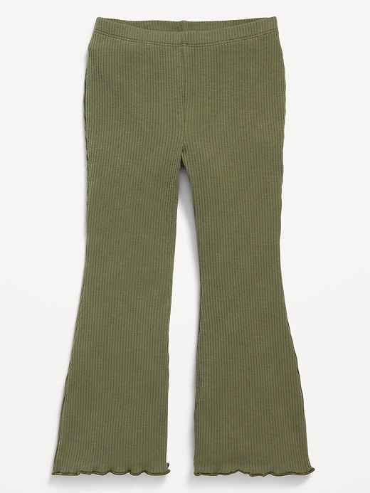 Image number 1 showing, Ribbed Flare-Leg Leggings for Toddler Girls