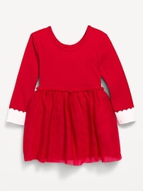 Image number 2 showing, Fit and Flare Long-Sleeve Tutu Dress for Toddler Girls