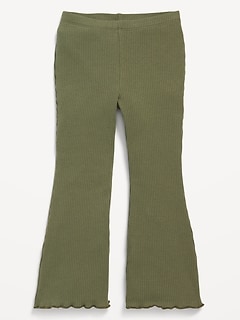 Ribbed Flare-Leg Leggings for Toddler Girls