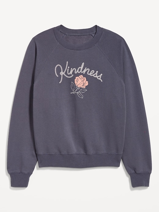 Image number 4 showing, SoComfy Oversized Graphic Raglan Sweatshirt