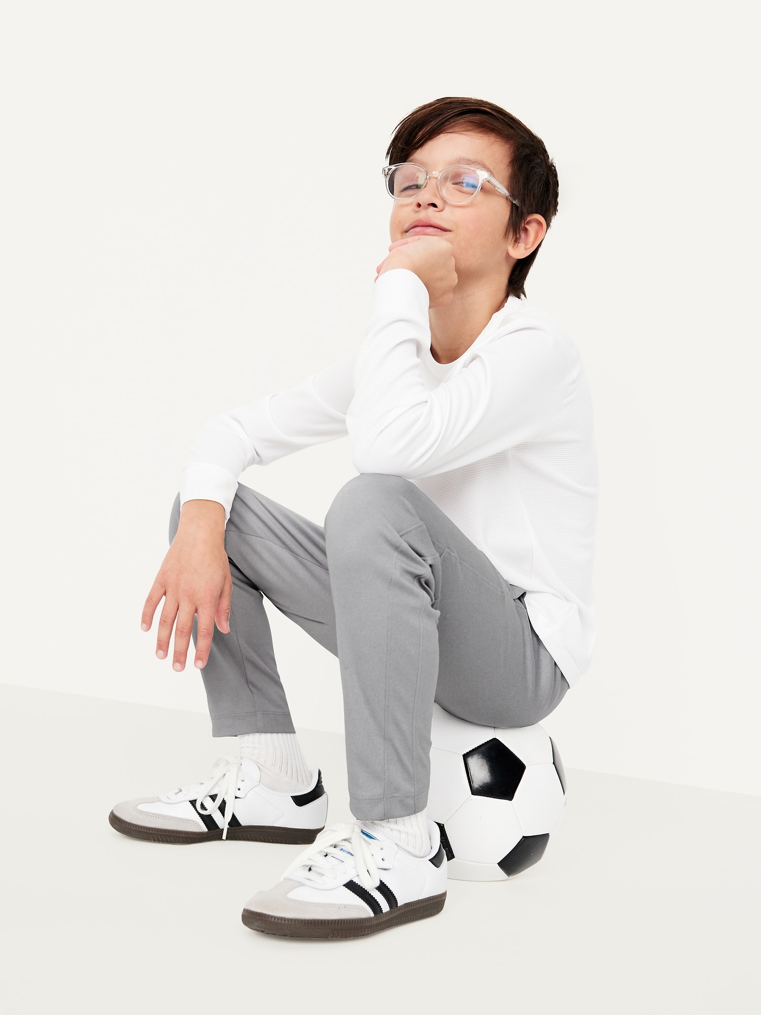 Slim Performance Jogger Soccer Pants for Boys