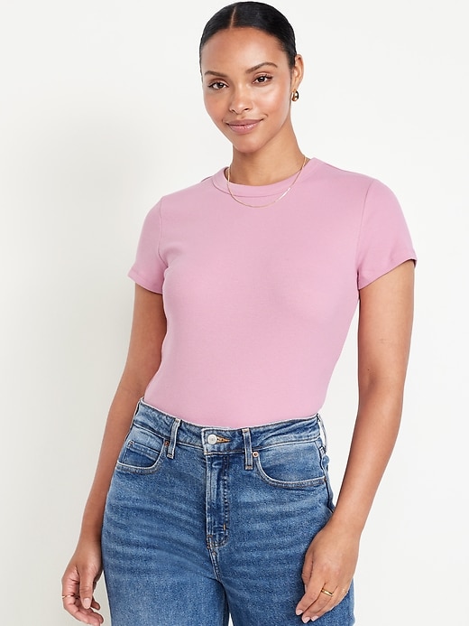 Image number 3 showing, Snug Crop T-Shirt
