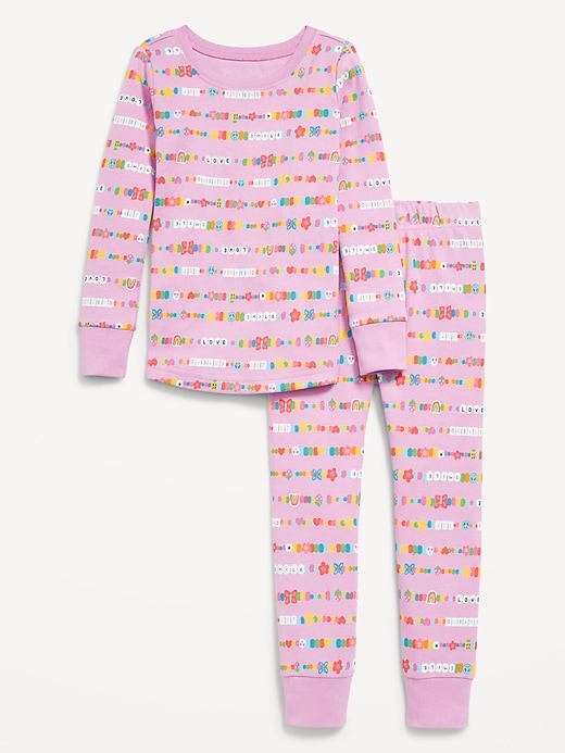 Image number 1 showing, Printed Snug-Fit Pajama Set for Toddler & Baby