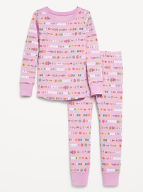 Image number 1 showing, Printed Snug-Fit Pajama Set for Toddler & Baby