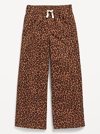 Image number 3 showing, Printed High-Waisted Baggy Wide-Leg Pull-On Pants for Girls