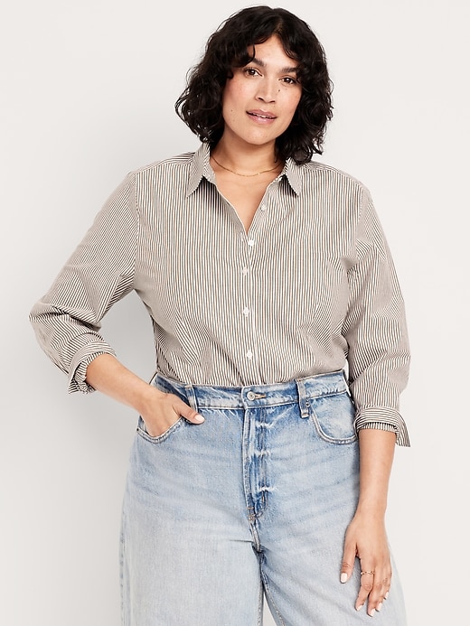 Image number 6 showing, Slim Button-Down Striped Shirt