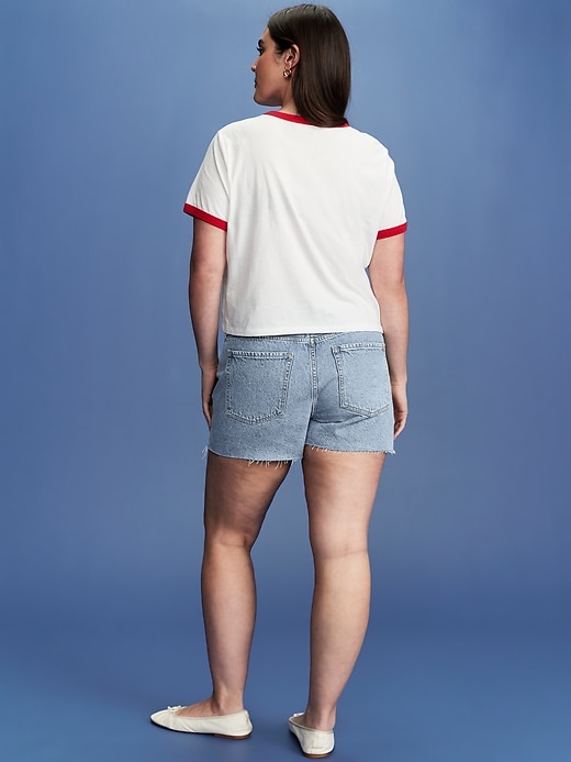 Image number 7 showing, Old Navy x Disney© High-Waisted OG Jean Cut-Off Shorts -- 3-inch inseam