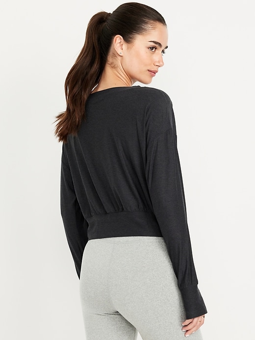Image number 2 showing, CloudMotion Boat-Neck Top