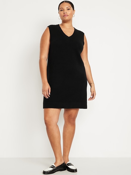 Image number 6 showing, SoSoft Sleeveless Mini Sweater Dress
