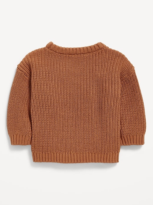 Image number 2 showing, Loose Shaker-Stitch Sweater for Baby