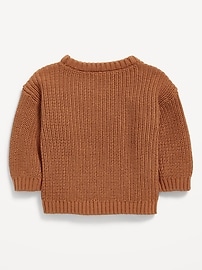 Image number 2 showing, Loose Shaker-Stitch Sweater for Baby
